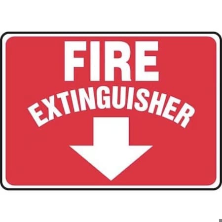 Accuform SAFETY SIGN FIRE EXTINGUISHER 7 X MFXG459VS MFXG459VS